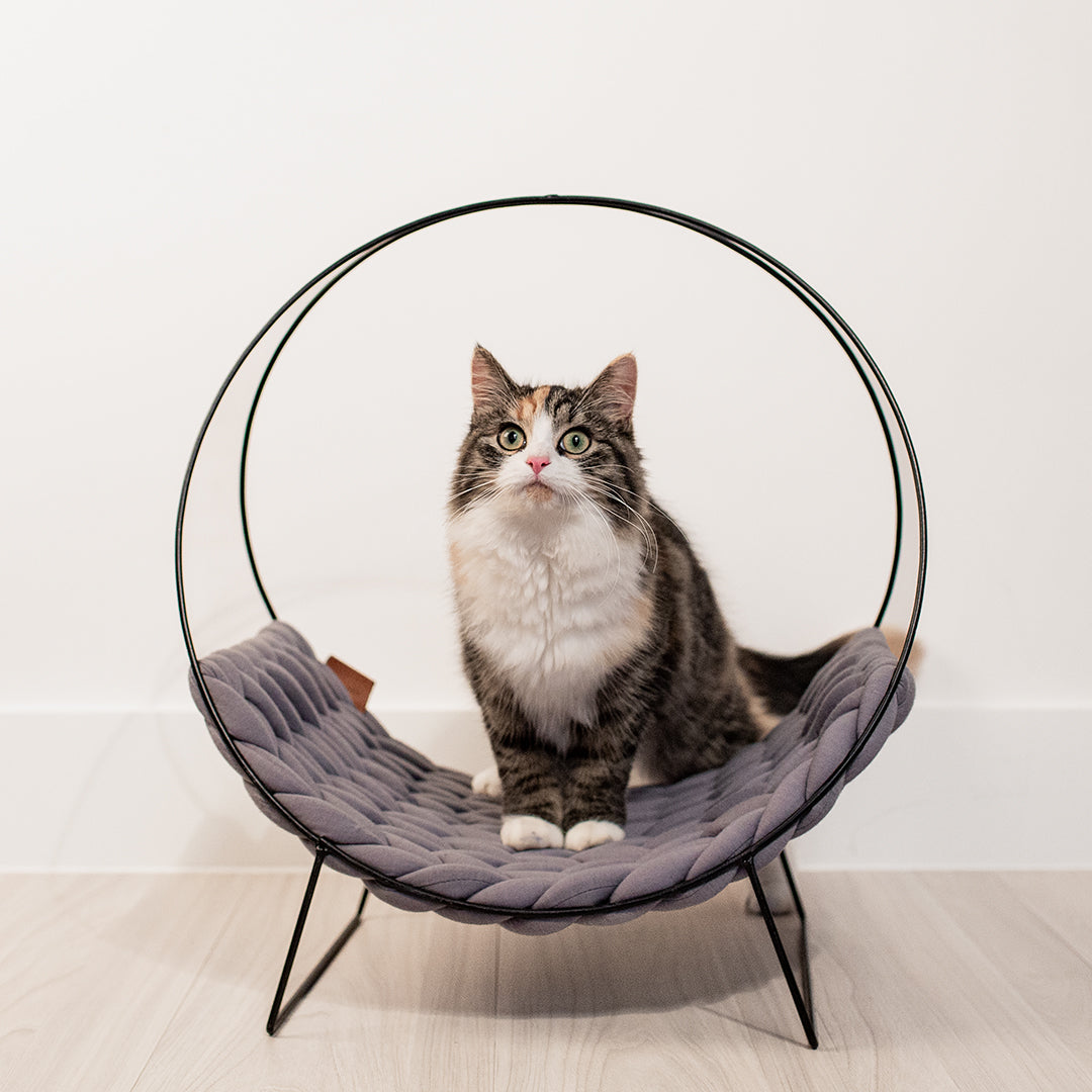 Quincy Cat Bed 46x34x51εκ - Γκρι