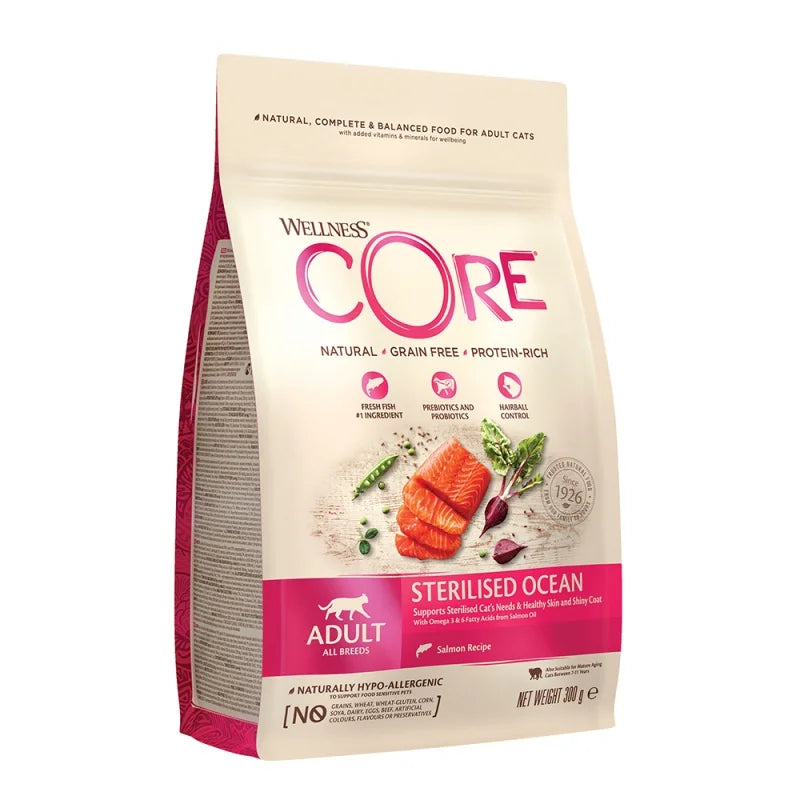 Wellness Core Adult Sterilized - Σολομός 300 gr