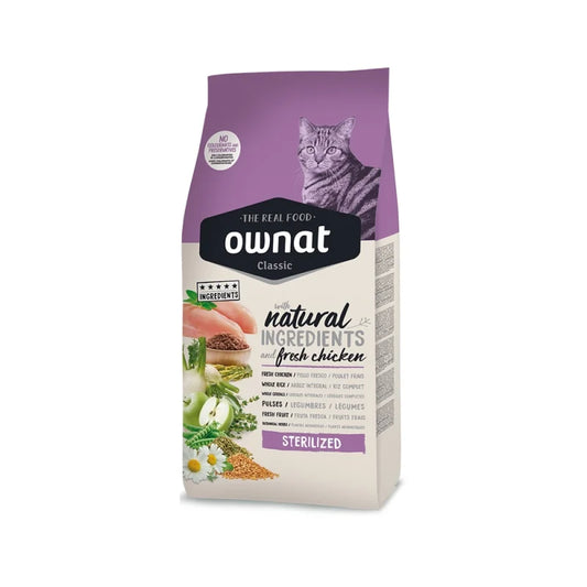 Ownat Classic Cat Sterilized - Κοτόπουλο 15 kg