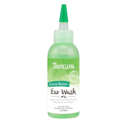 Tropiclean Ear Wash - Cocoa Butter 118 mL