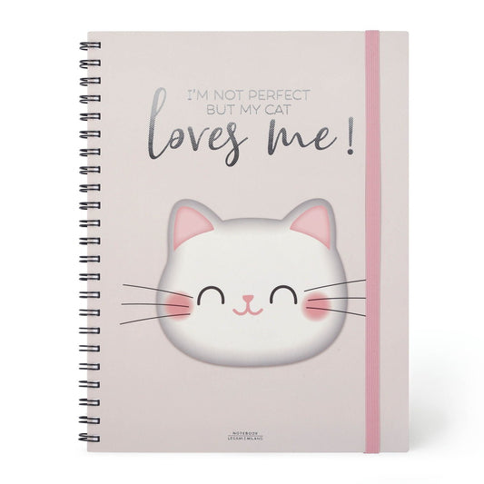 Legami Kitty Notebook 3-in-1 Spiral Maxi