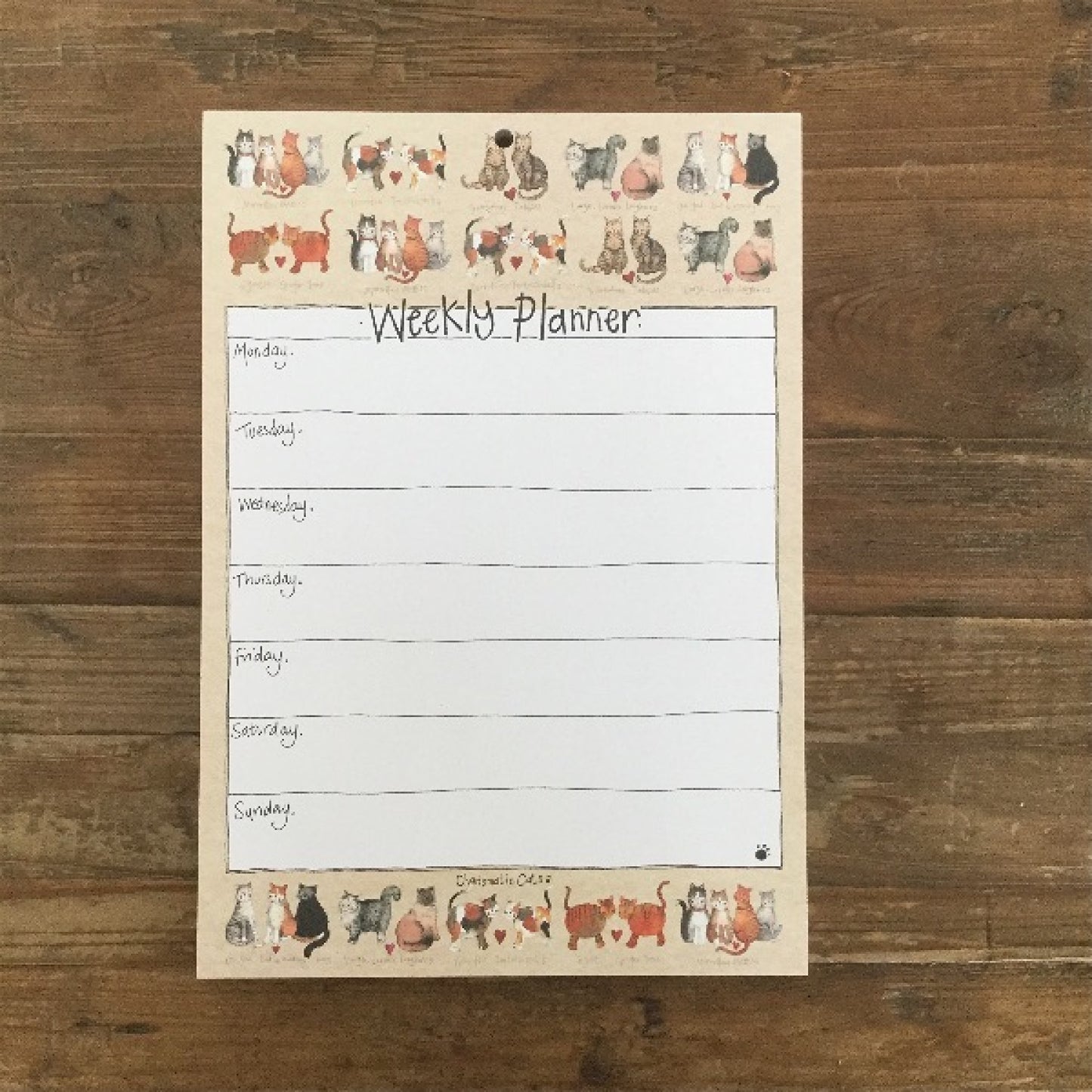 Weekly Planner "Cats"