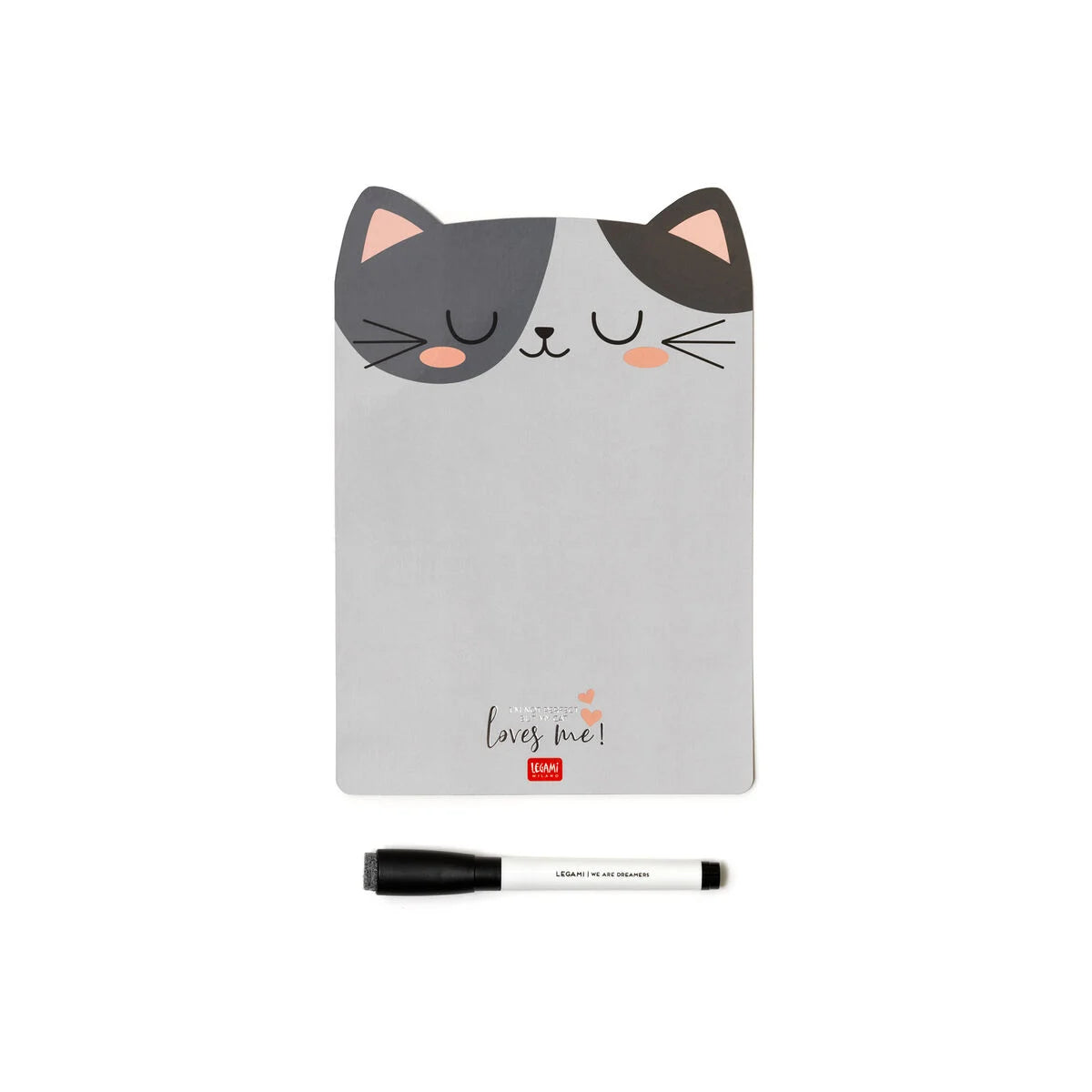 Legami "Something to Remember" Kitty Magnetic Whiteboard