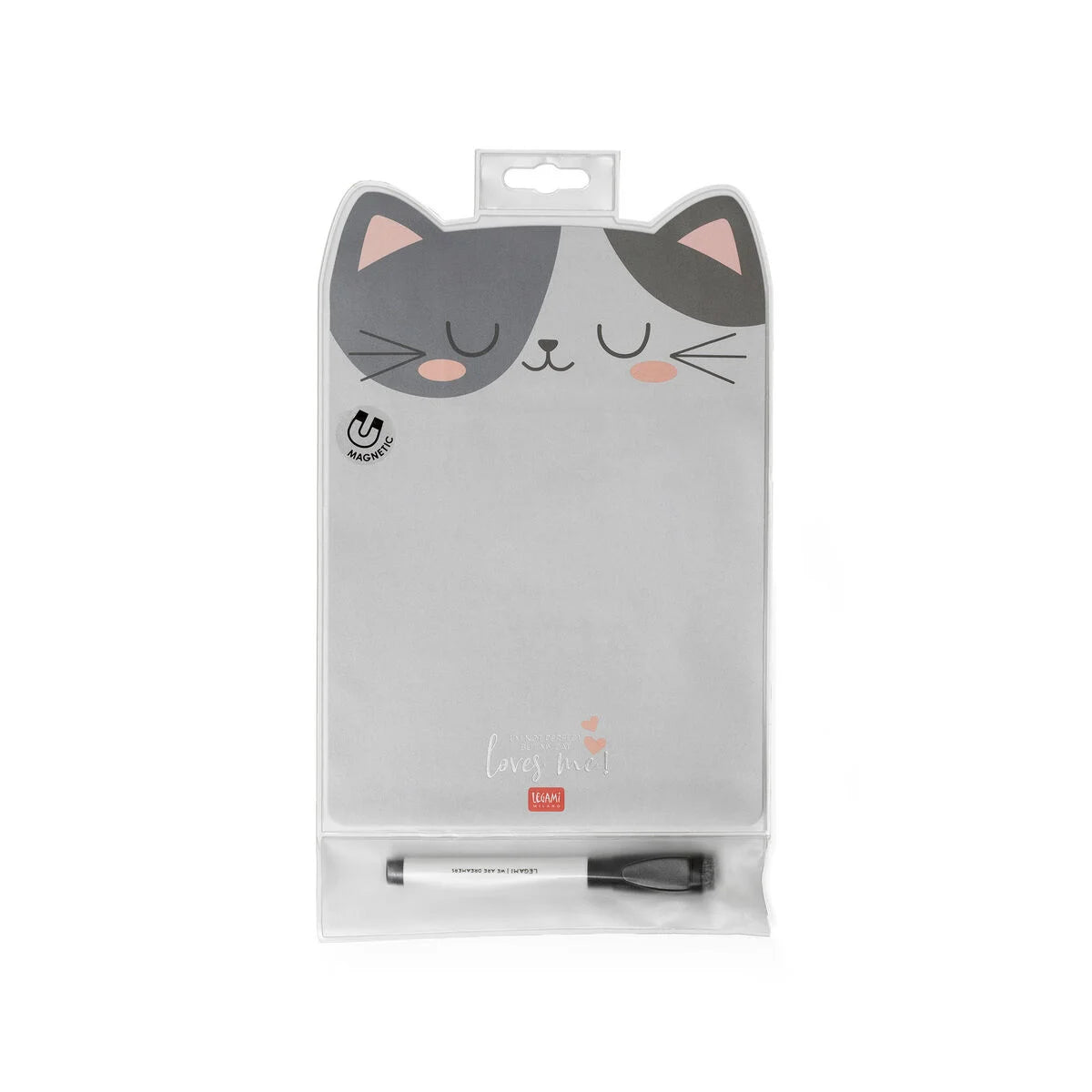 Legami "Something to Remember" Kitty Magnetic Whiteboard