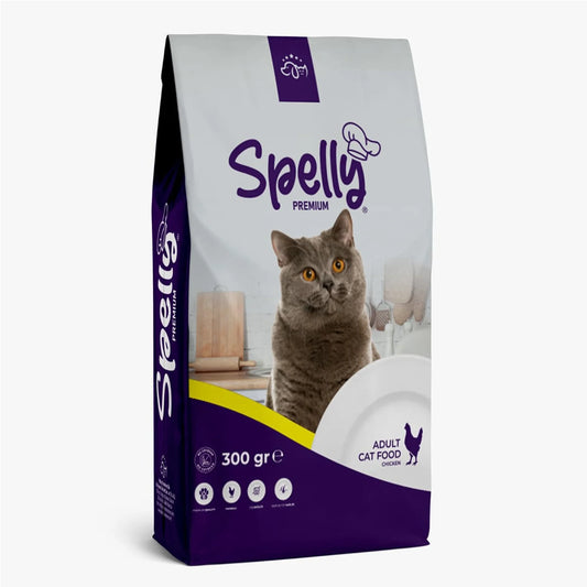 Spelly Adult Cat Food - Κοτόπουλο 0.3 kg