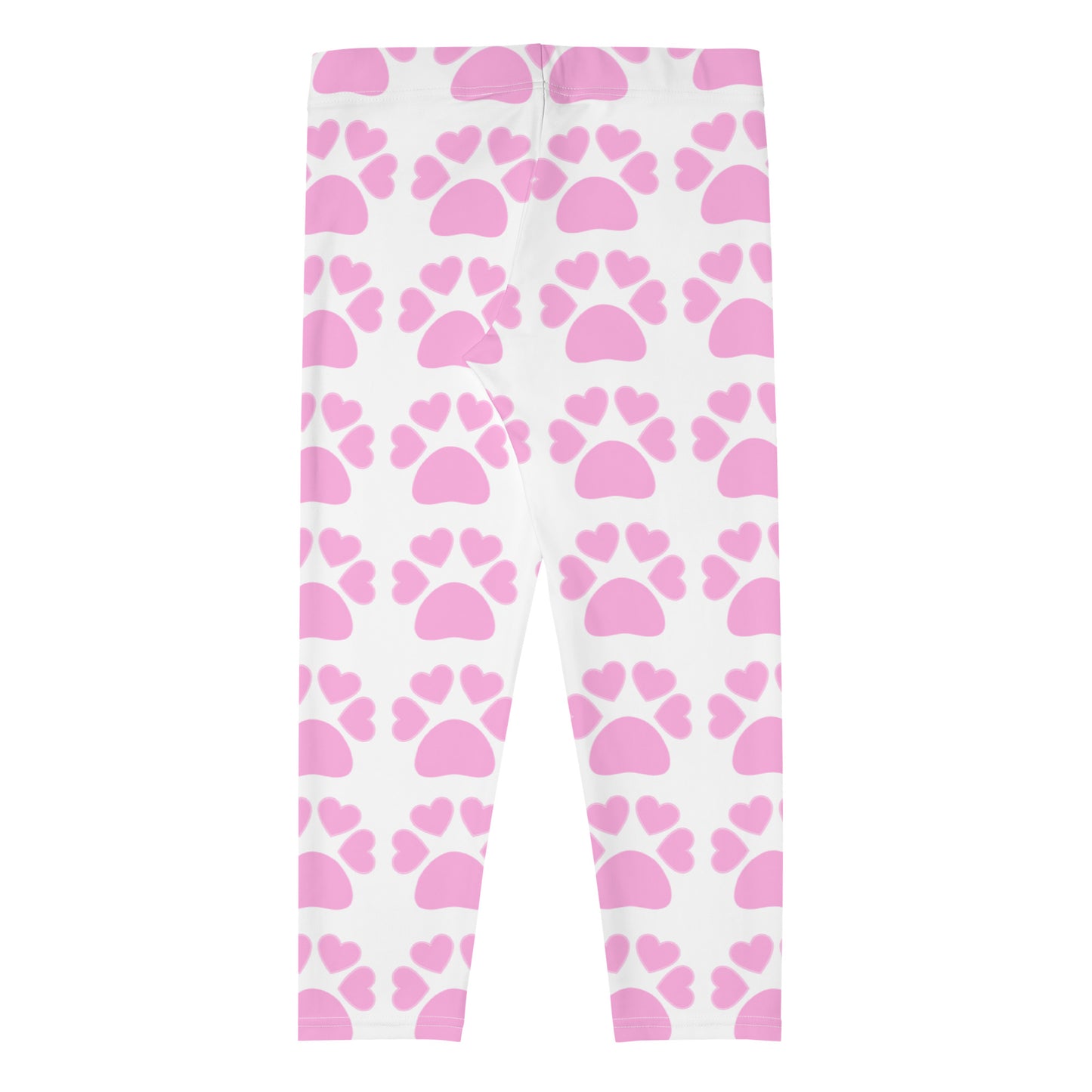 Paw Print Capri Leggings