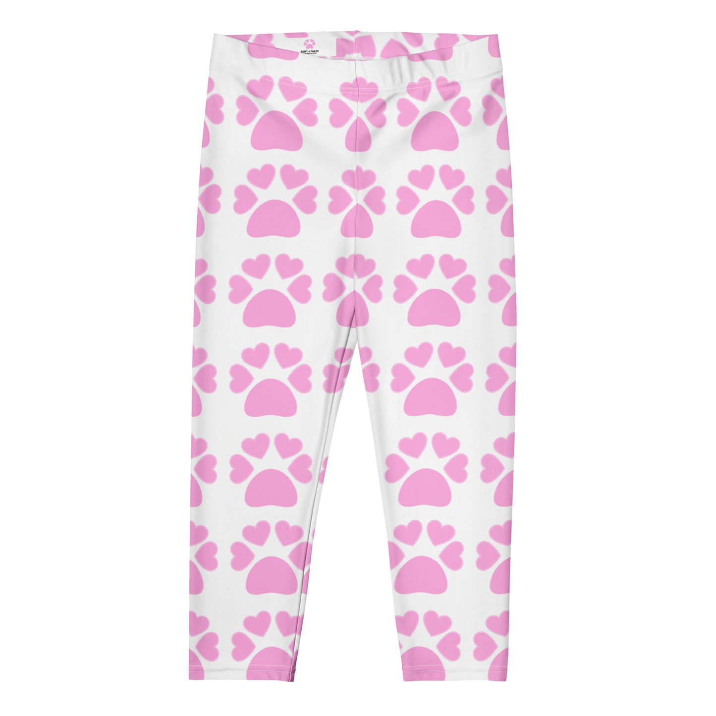 Paw Print Capri Leggings