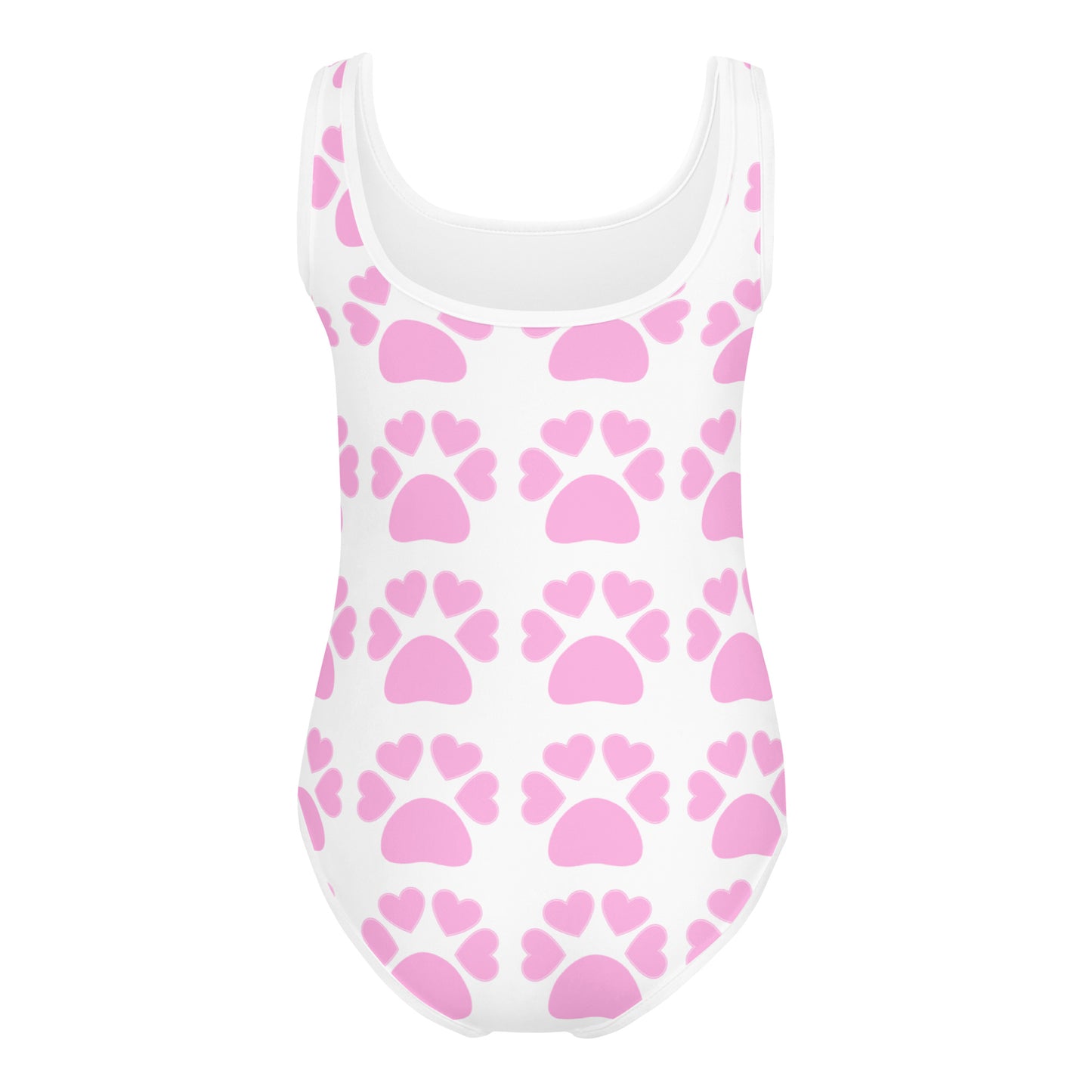 All-Over Paw Print Kids Swimsuit