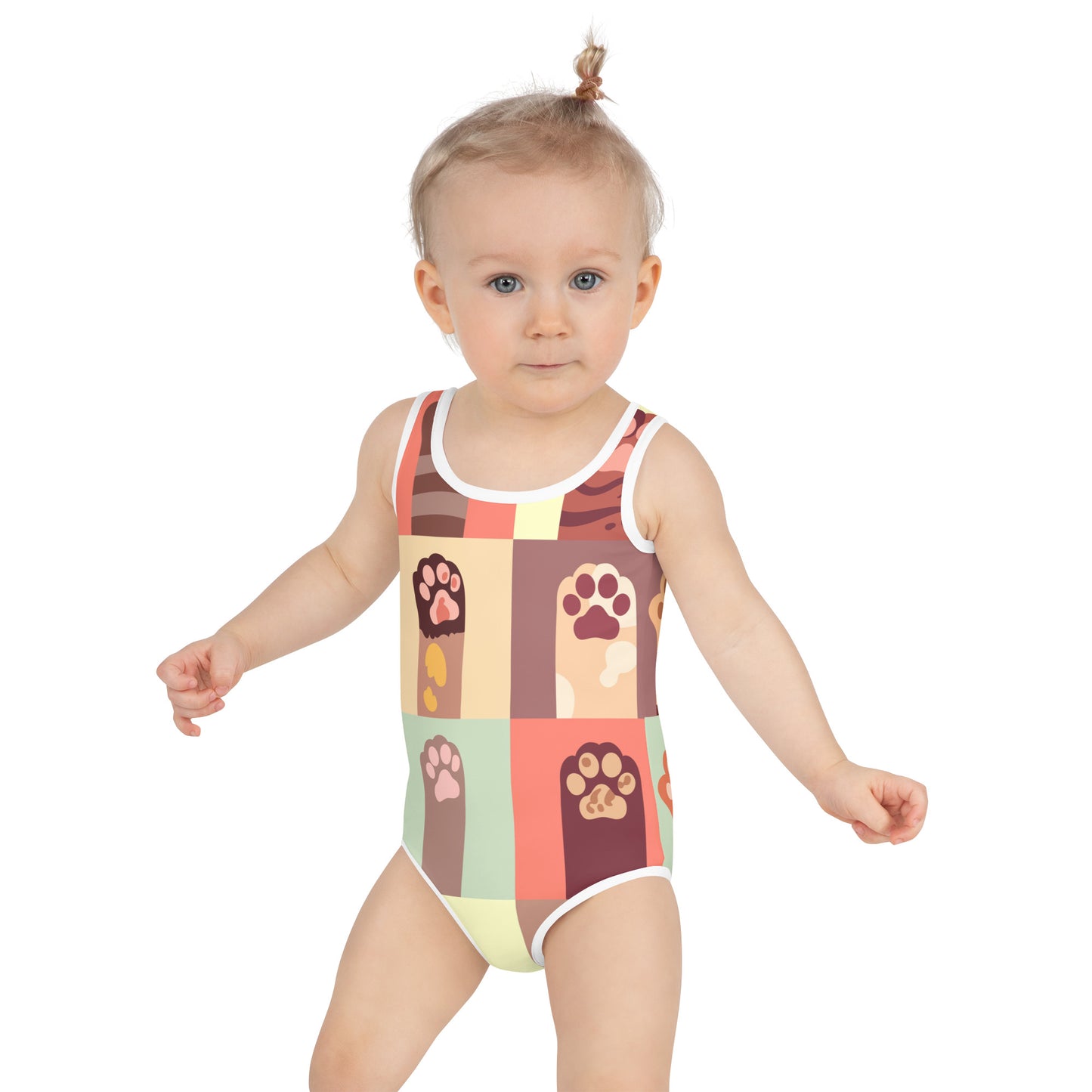 All-Over Print Kids Swimsuit