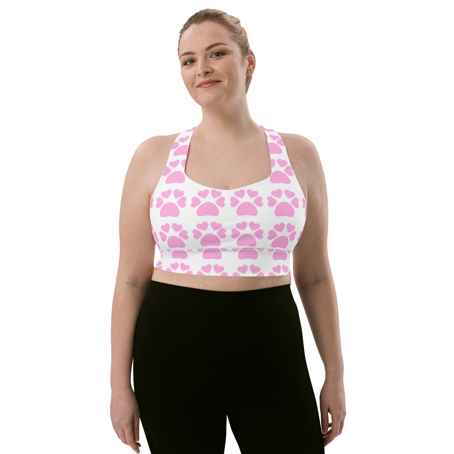 Longline sports bra