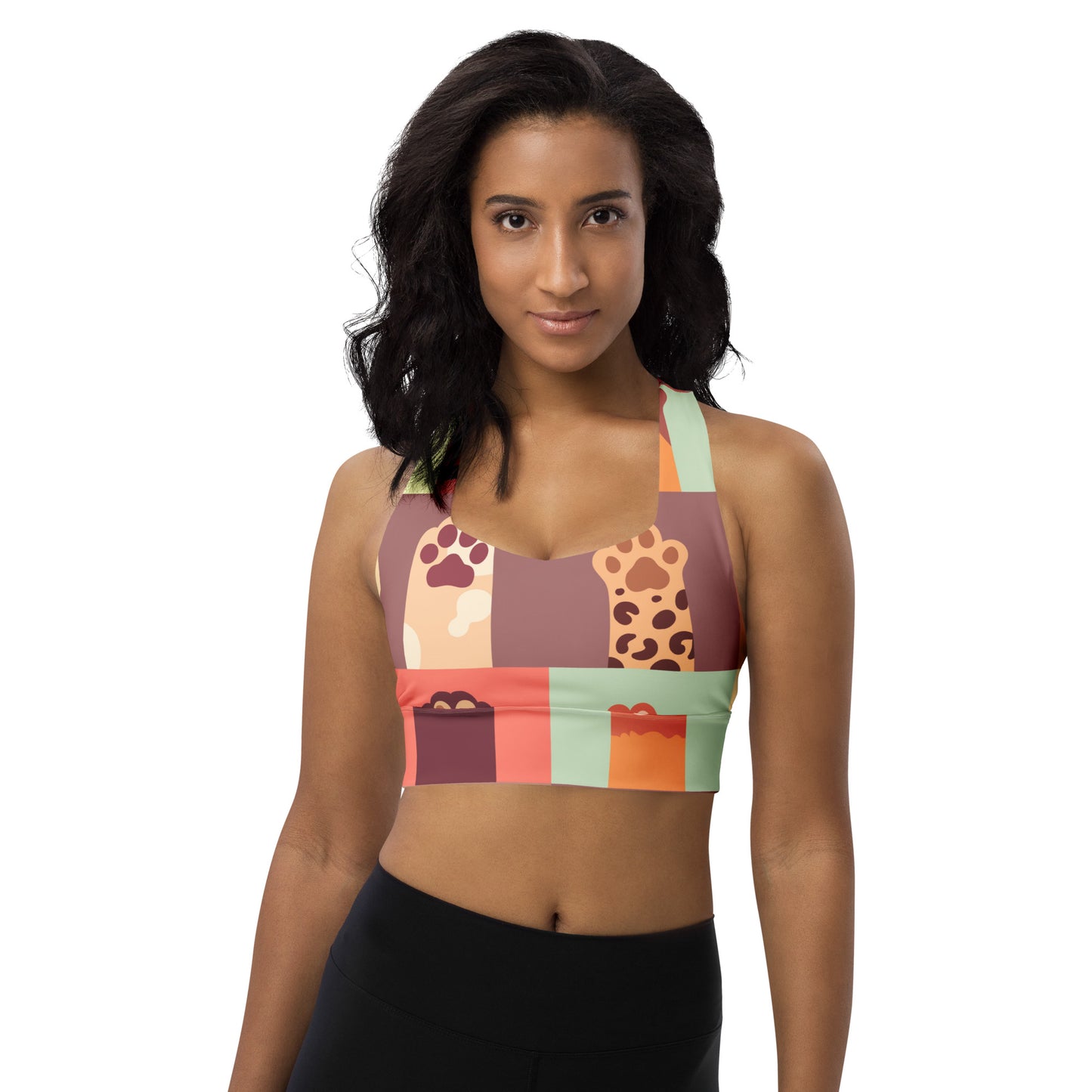 Longline sports bra