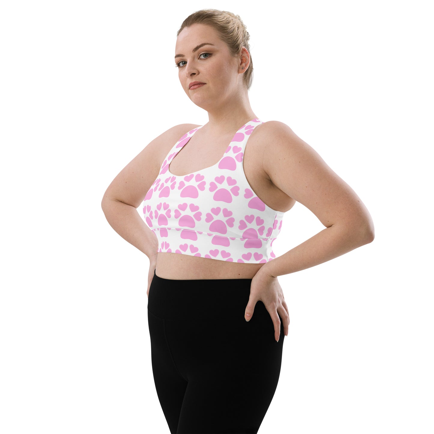 Longline sports bra