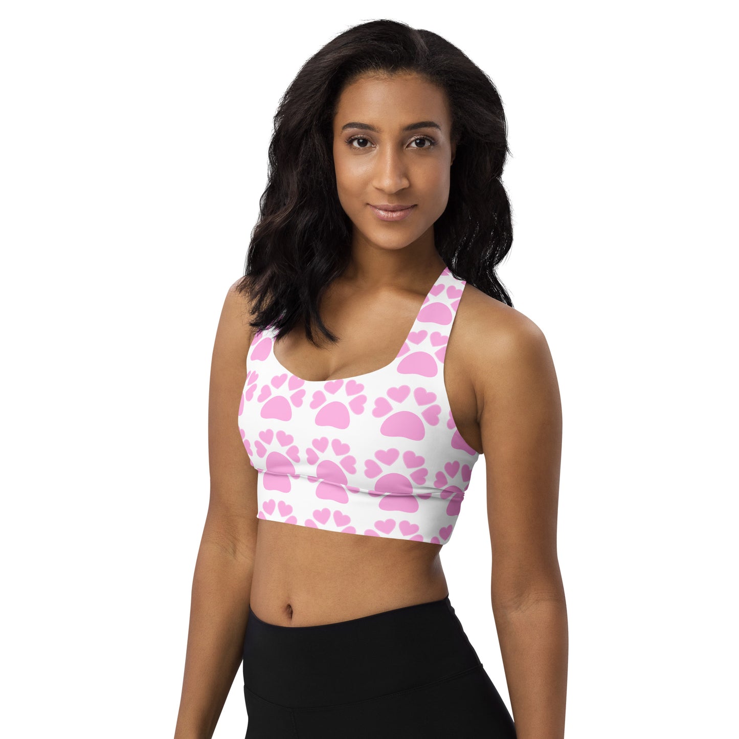 Longline sports bra