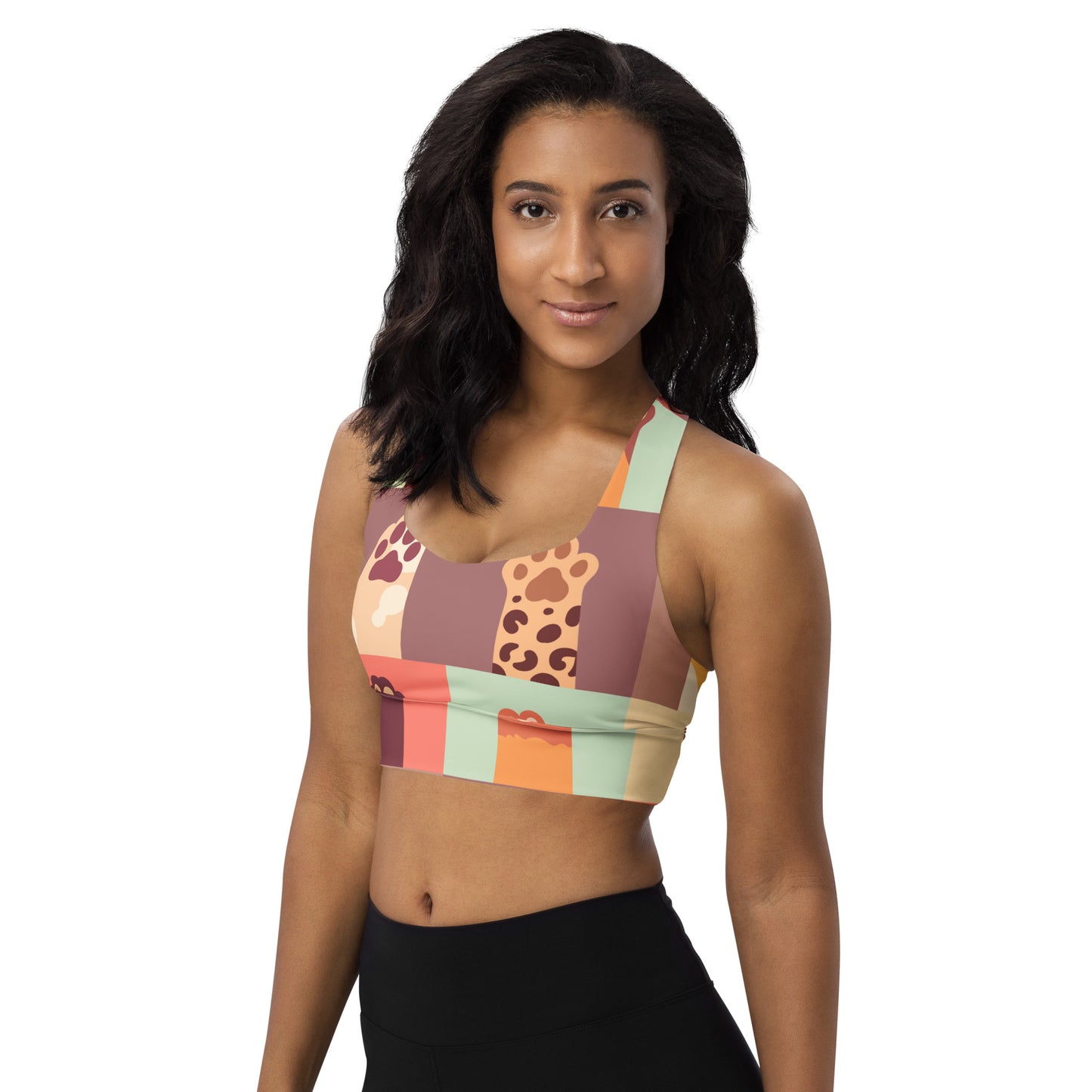 Longline sports bra