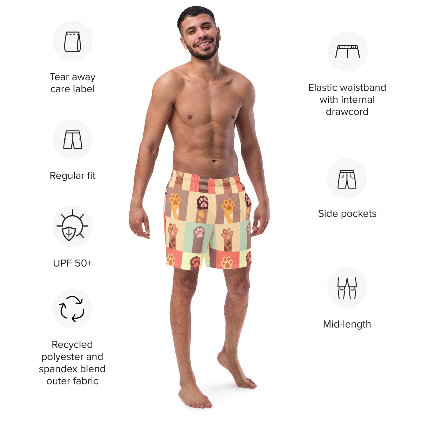 Men's swim trunks