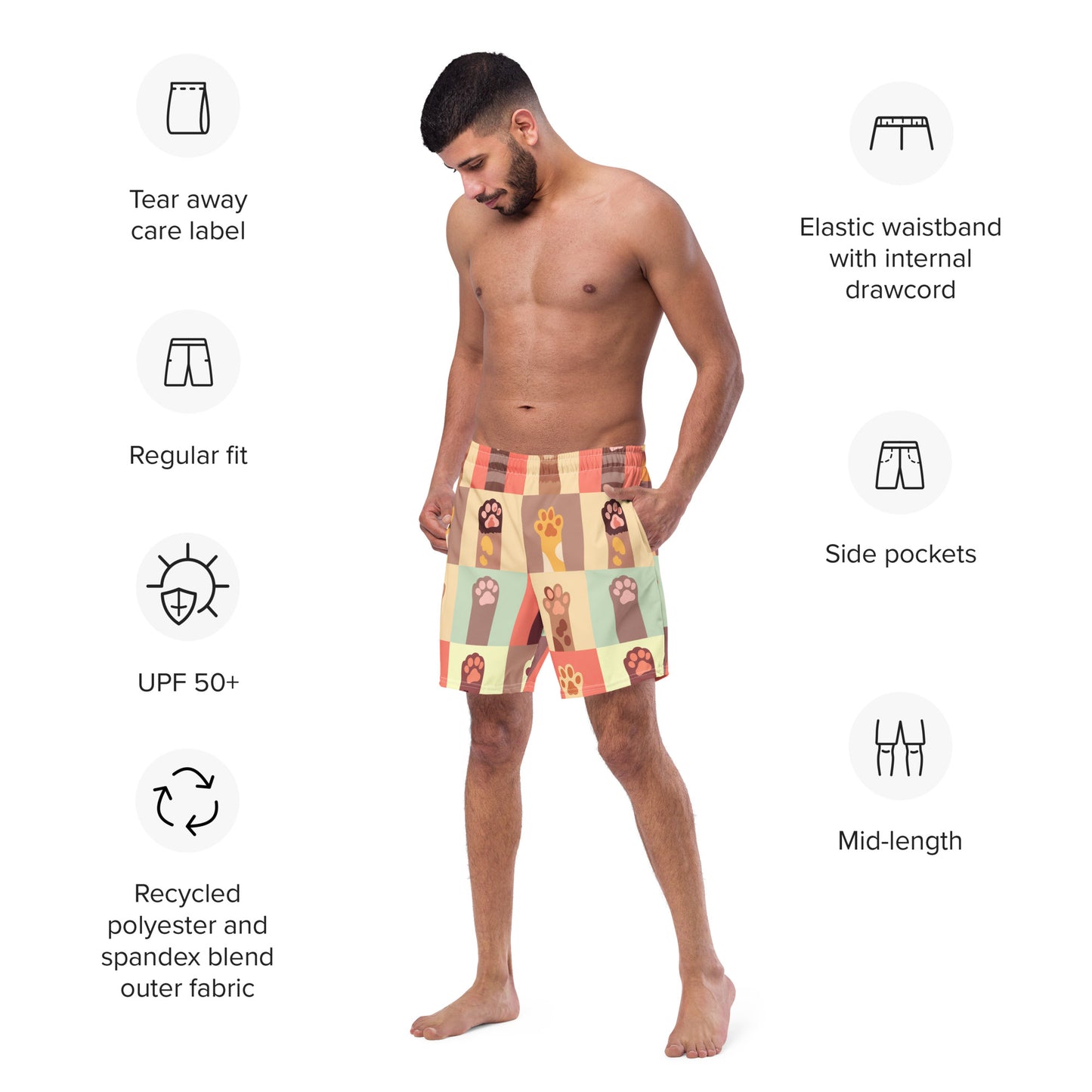 Men's swim trunks