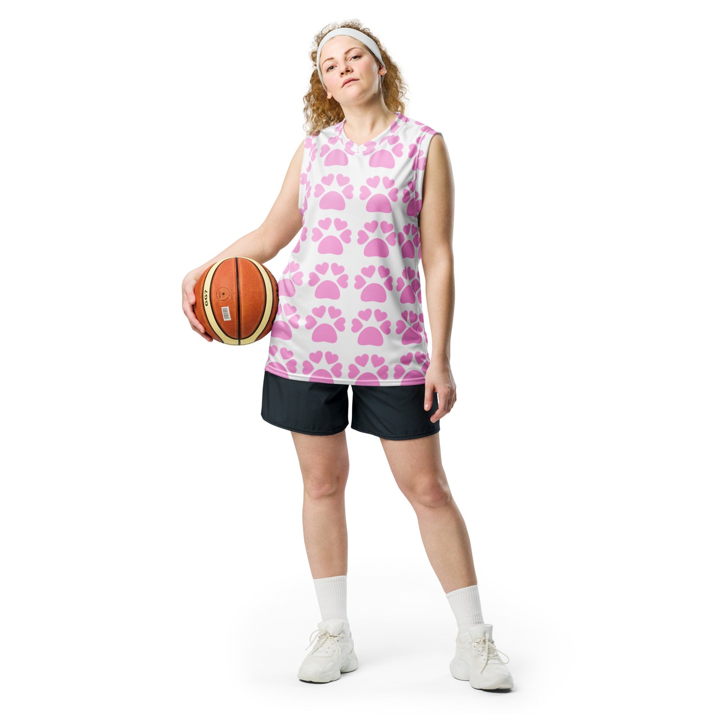 Recycled unisex basketball jersey