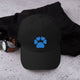 Jockey Hat - Blue Paw