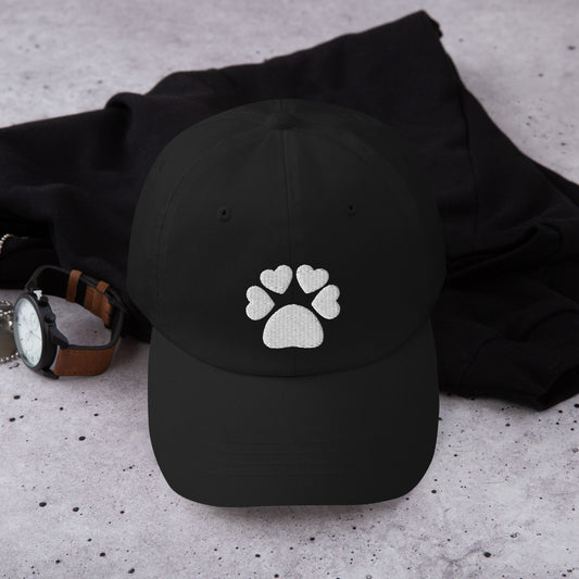 Jockey Hat - White Paw