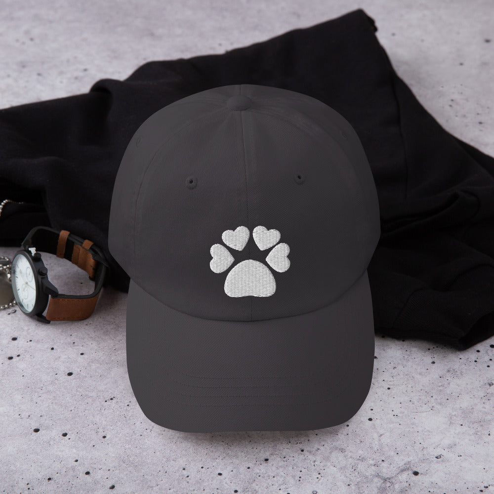 Jockey Hat - White Paw