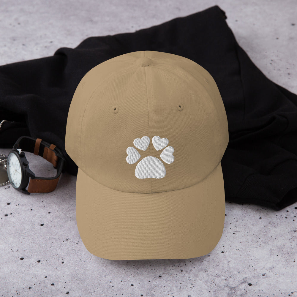 Jockey Hat - White Paw