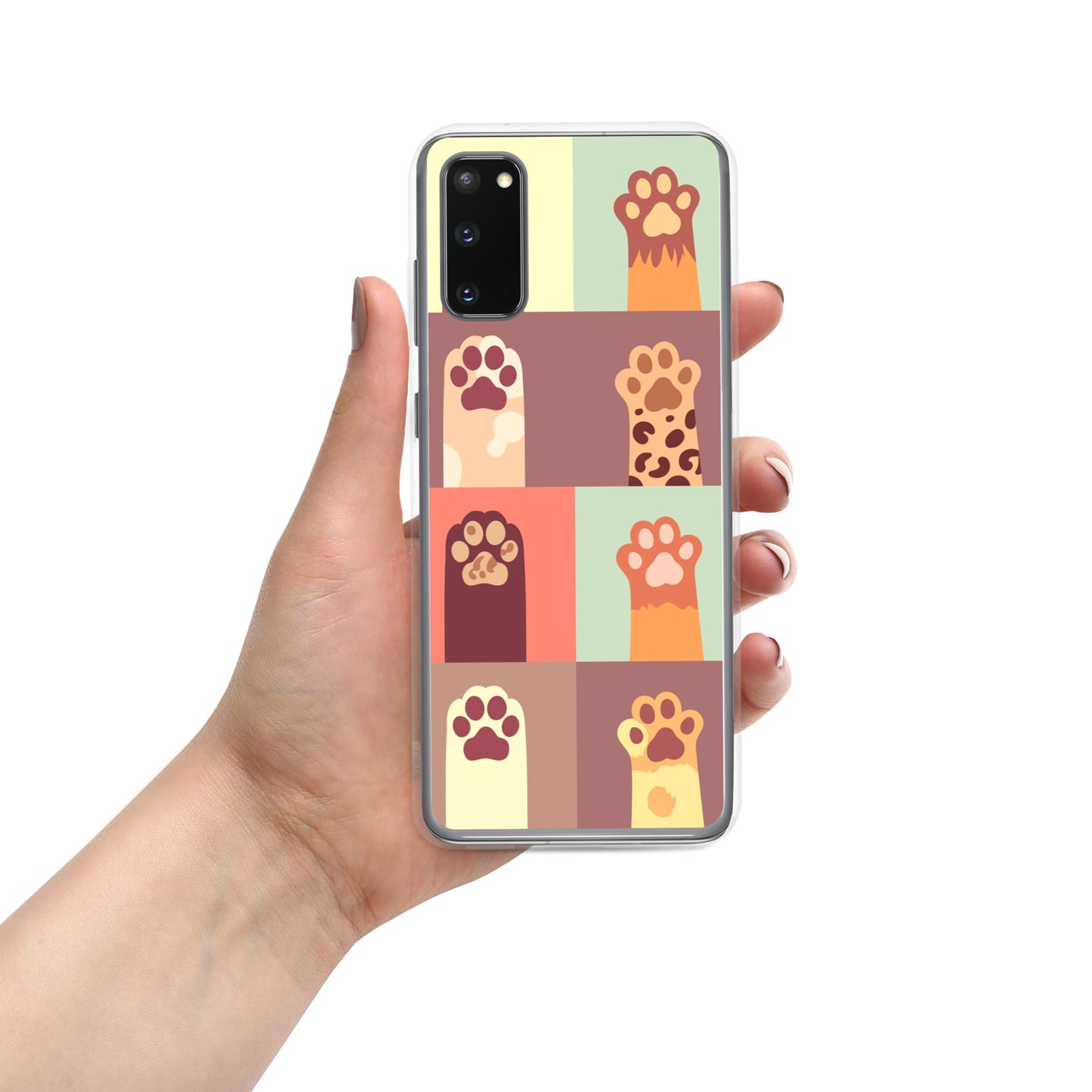 Paw Print Clear Case for Samsung®