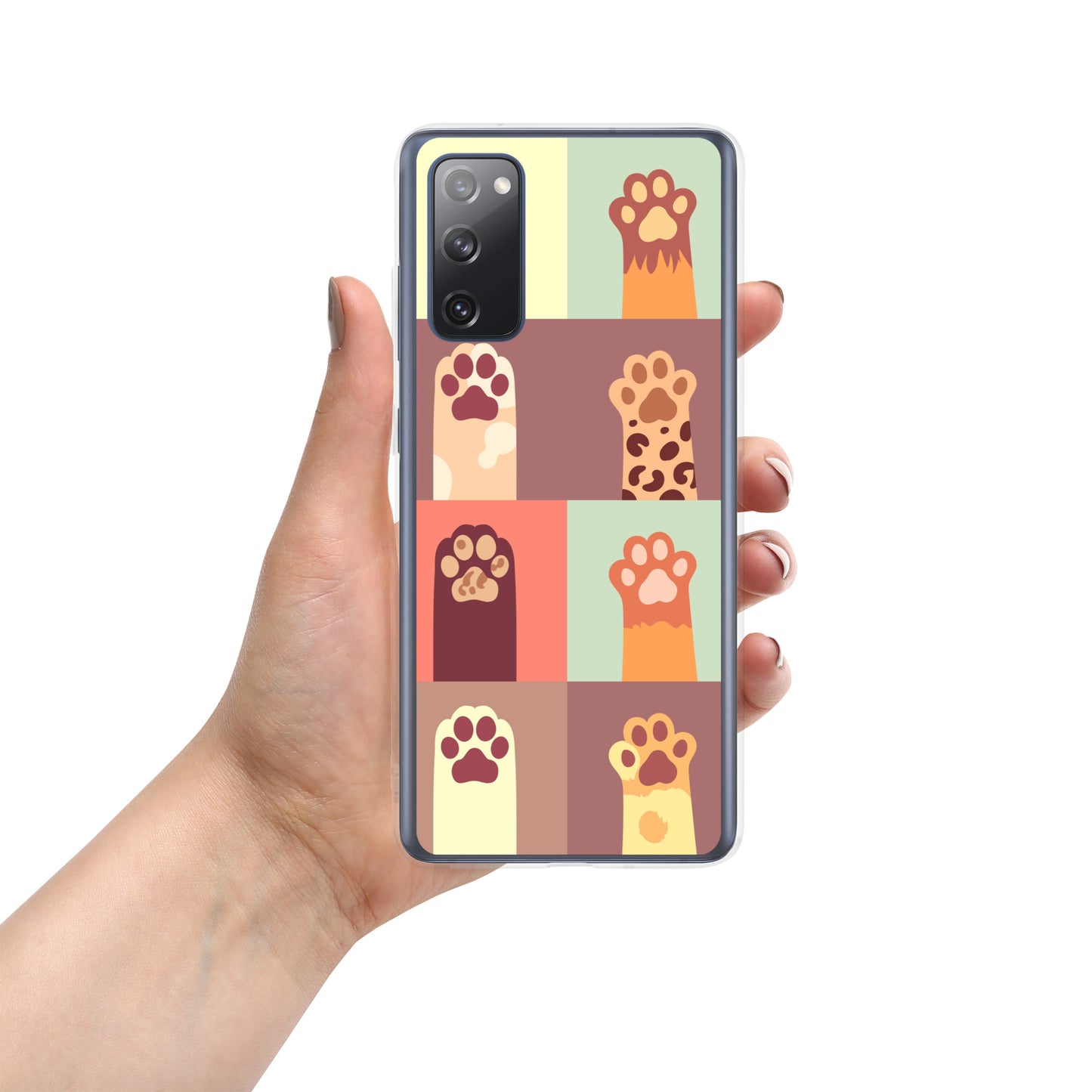 Paw Print Clear Case for Samsung®