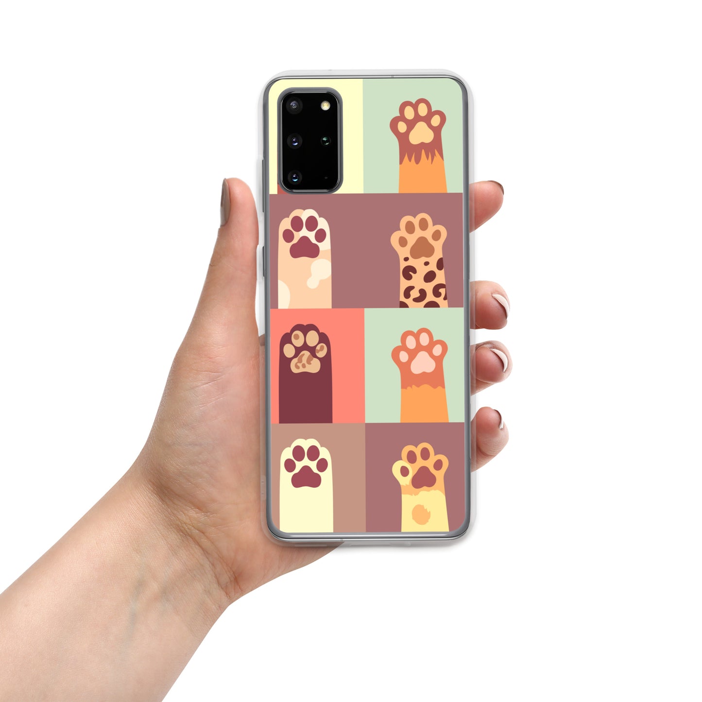 Paw Print Clear Case for Samsung®