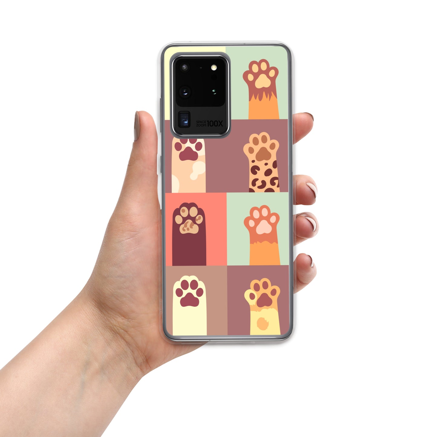 Paw Print Clear Case for Samsung®