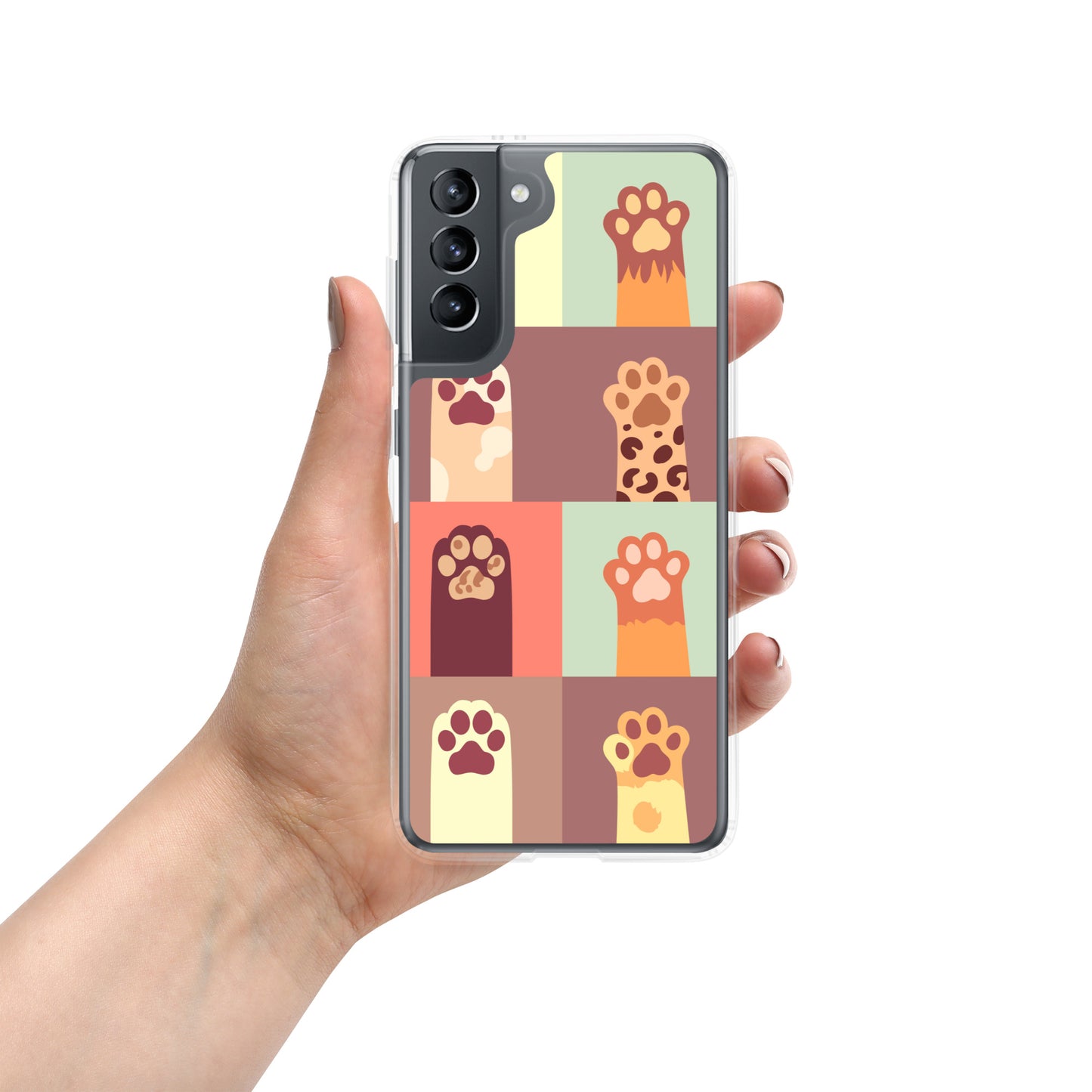 Paw Print Clear Case for Samsung®