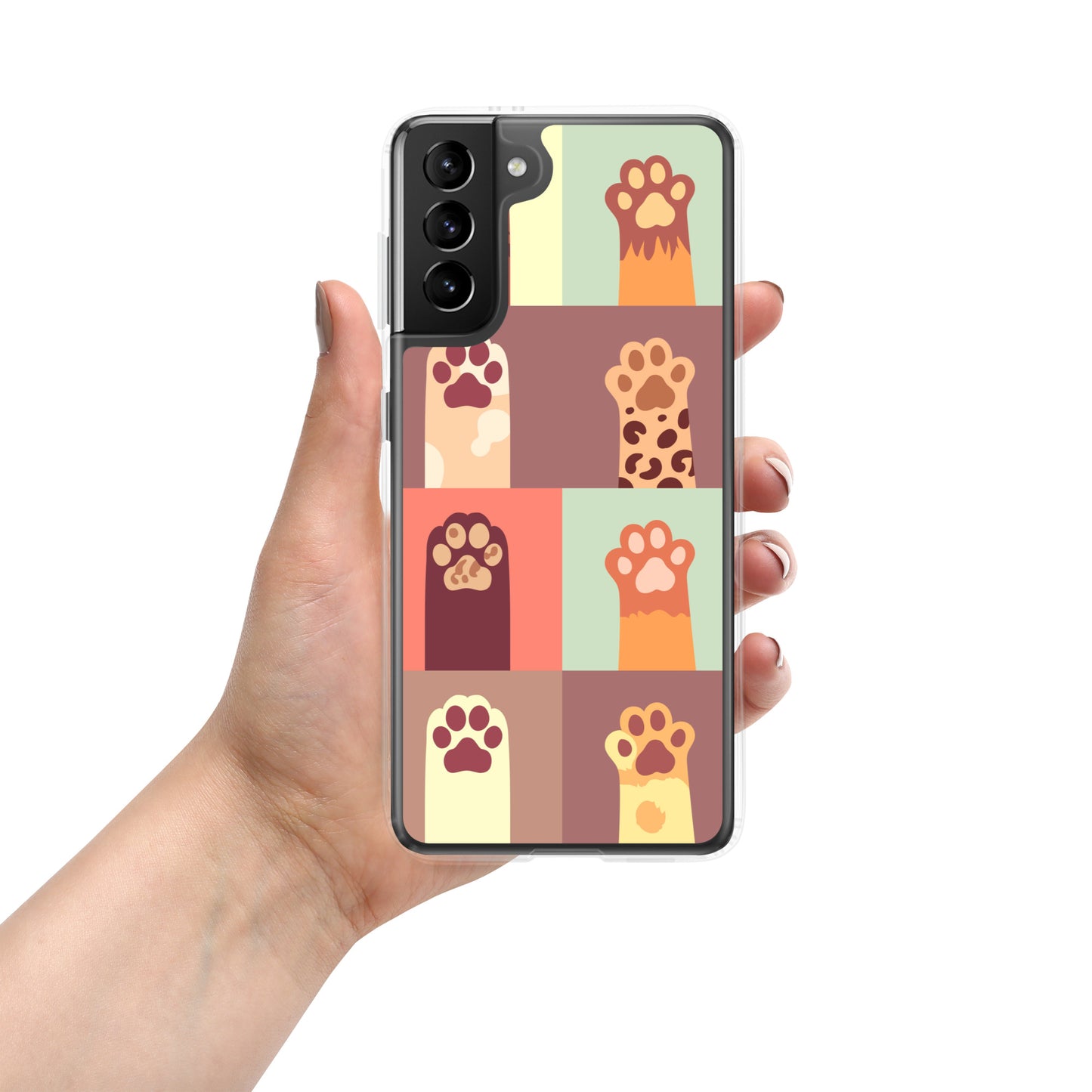 Paw Print Clear Case for Samsung®