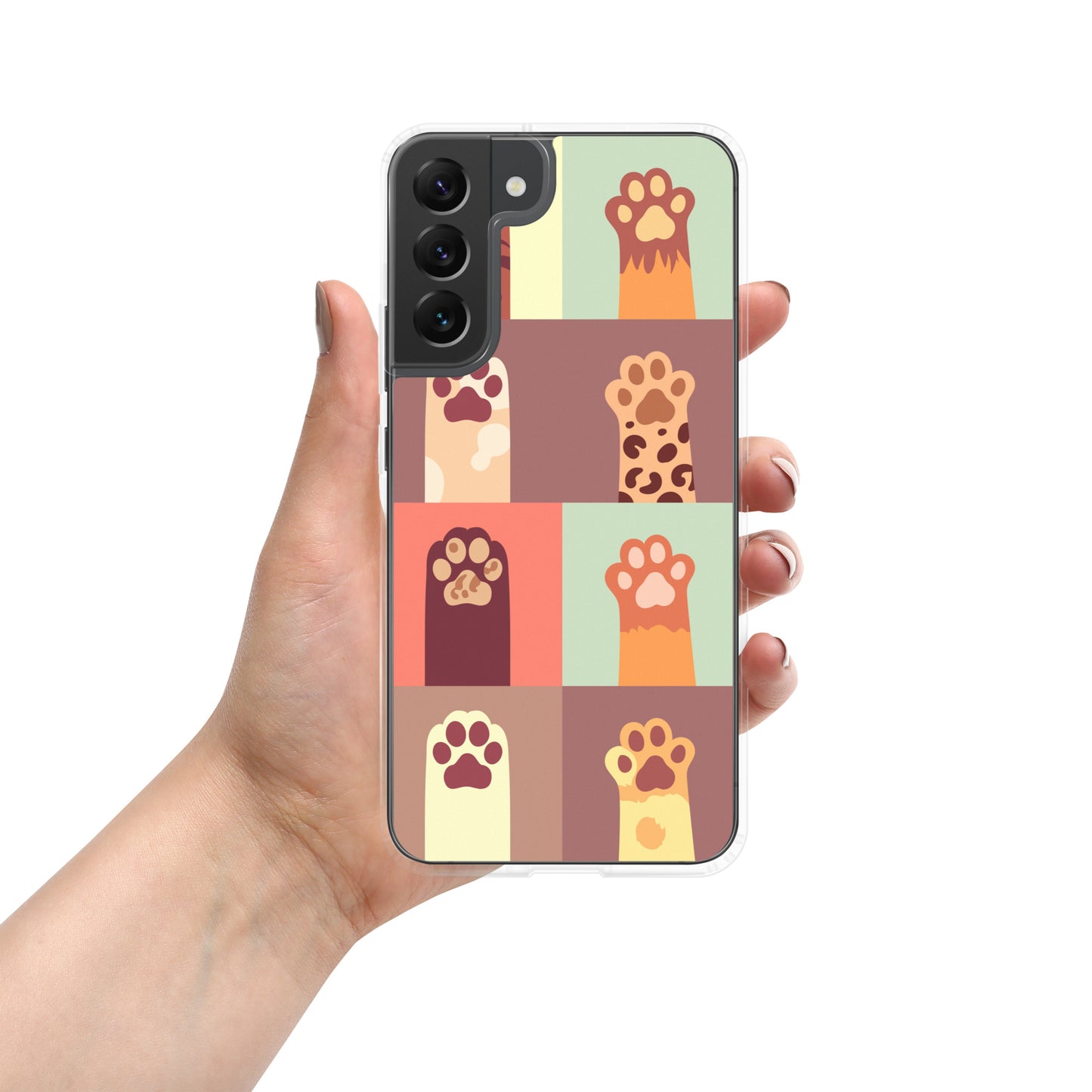 Paw Print Clear Case for Samsung®