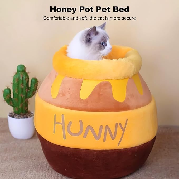 Honey Pot Cat Bed - Καφέ