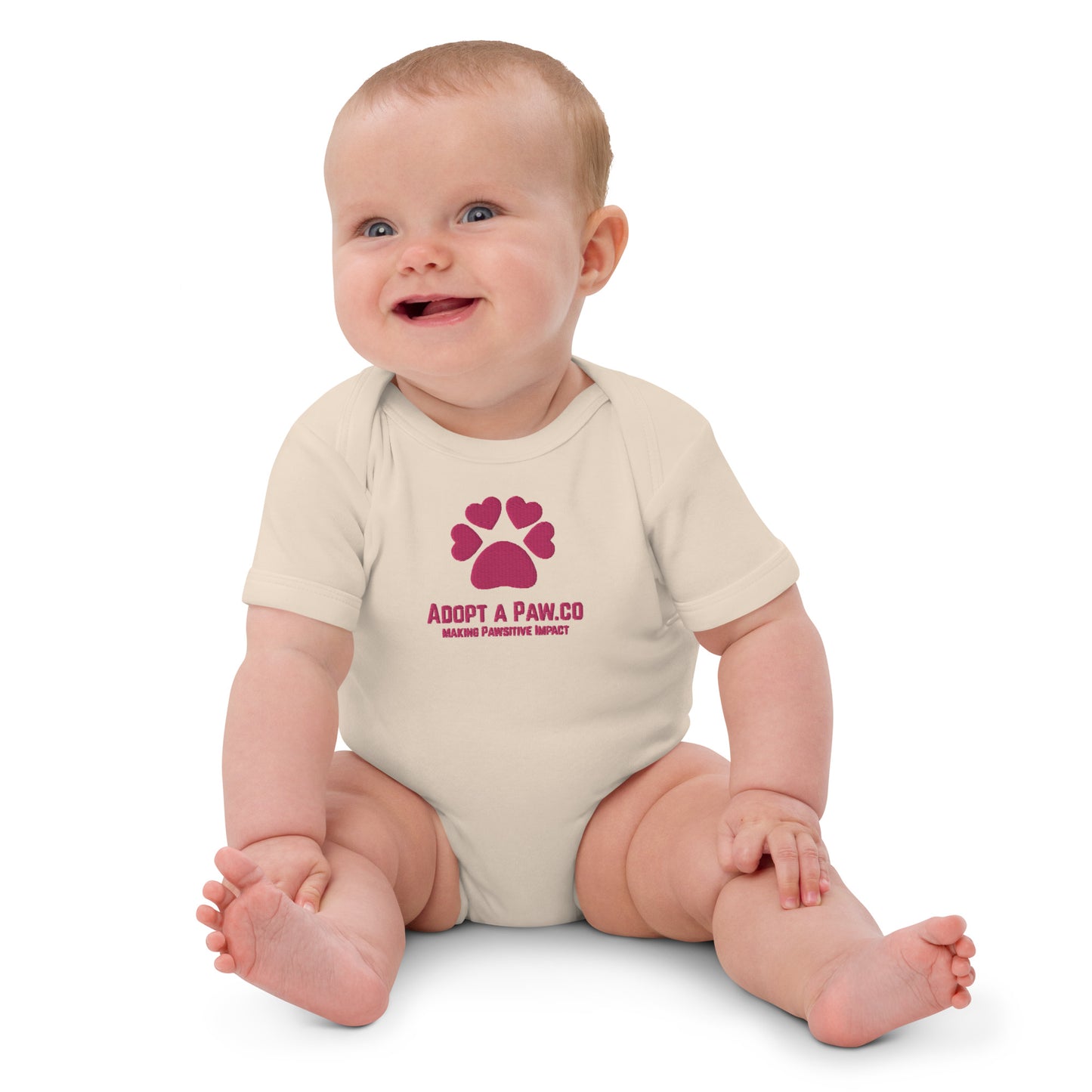 Organic cotton baby bodysuit