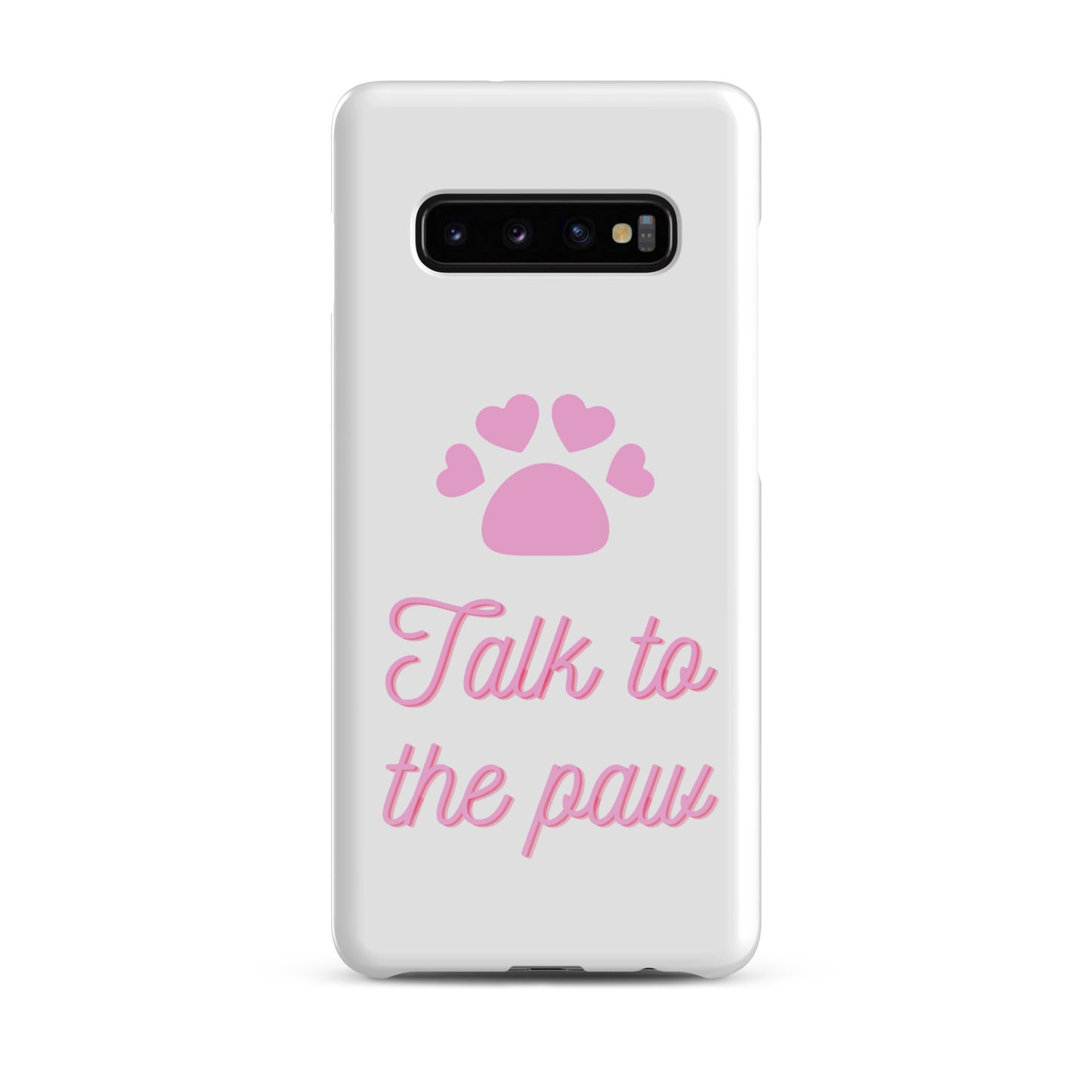 Talk to the paw - Pink Snap case for Samsung®