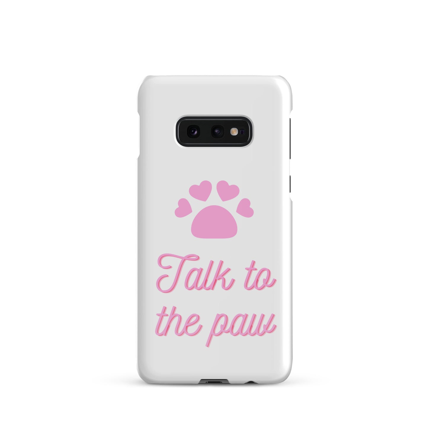 Talk to the paw - Pink Snap case for Samsung®