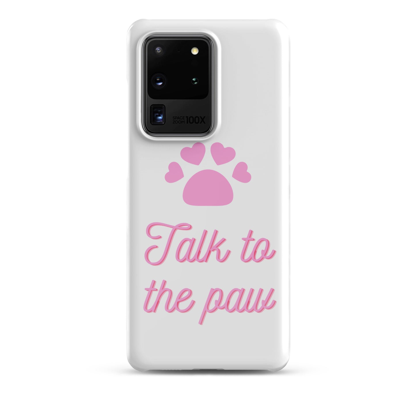 Talk to the paw - Pink Snap case for Samsung®