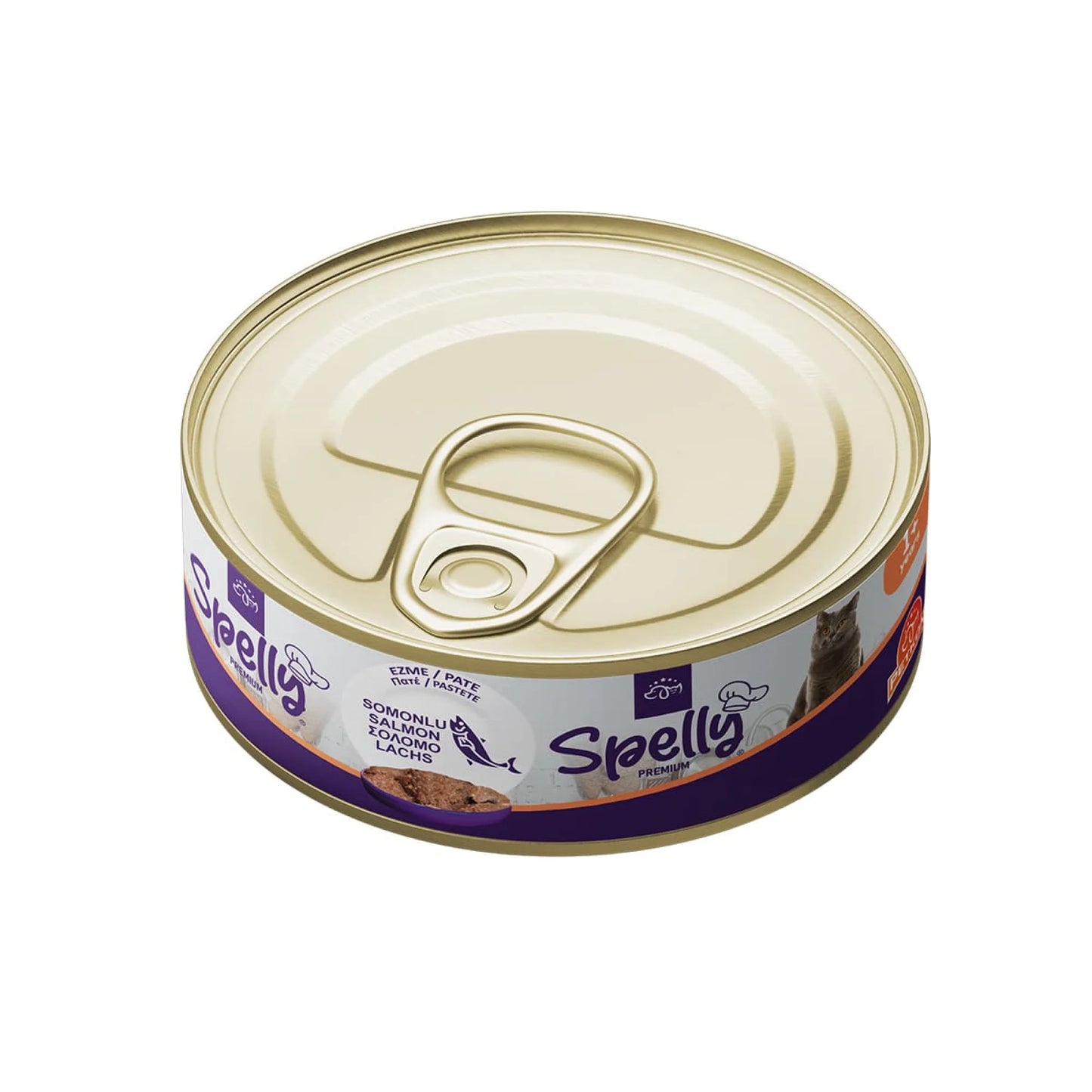 Spelly Adult Cat Πατέ - Σολομός (Στειρωμένες Γάτες) 100 gr