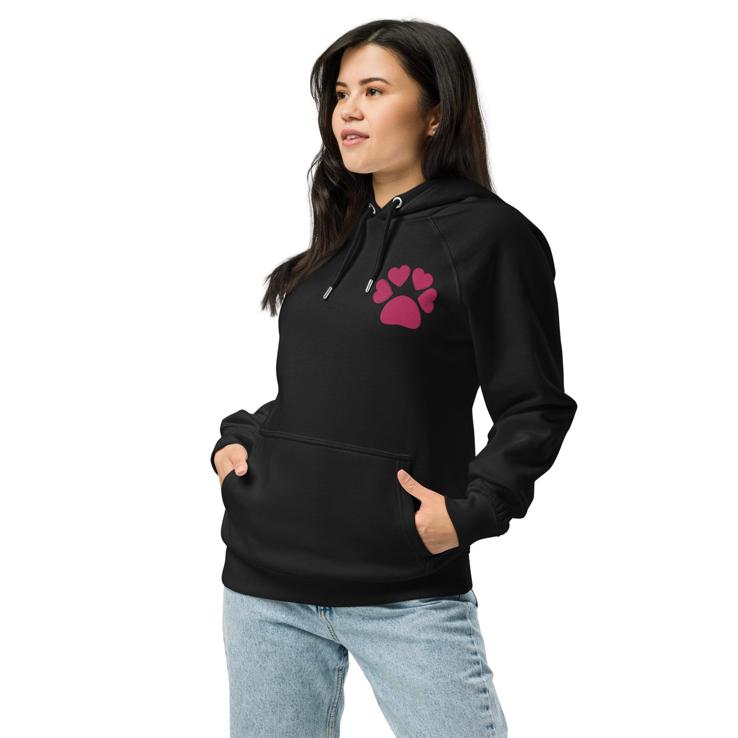 Unisex eco raglan hoodie